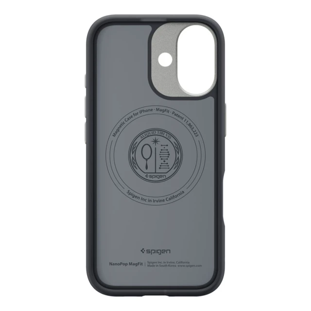 Чохол Spigen Nano Pop для iPhone 17 Black with MagSafe (ACS10366)