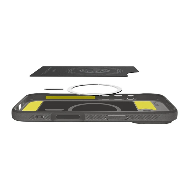 Чохол Spigen Rugged Armor для iPhone 17 Gray with MagSafe (ACS10368)