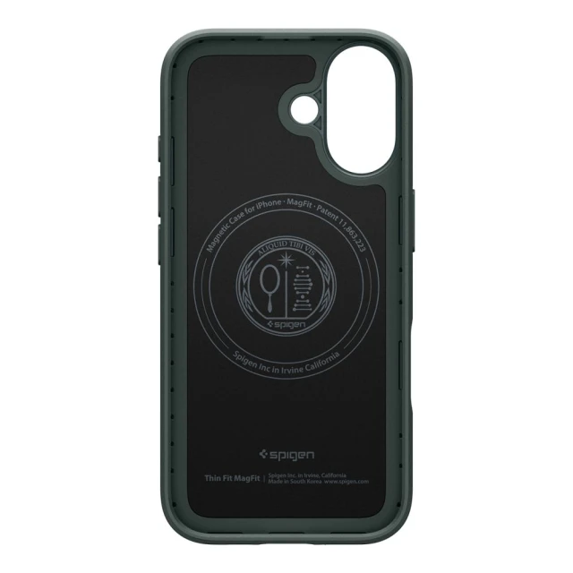 Чохол Spigen Thin Fit для iPhone 17 Green with MagSafe (ACS10374)