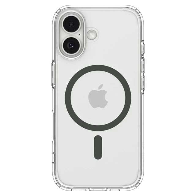 Чохол Spigen Ultra Hybrid для iPhone 17 Grey Transparent with MagSafe (ACS10381)