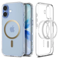 Чохол Spigen Ultra Hybrid для iPhone 17 Gold Transparent with MagSafe (ACS10382)