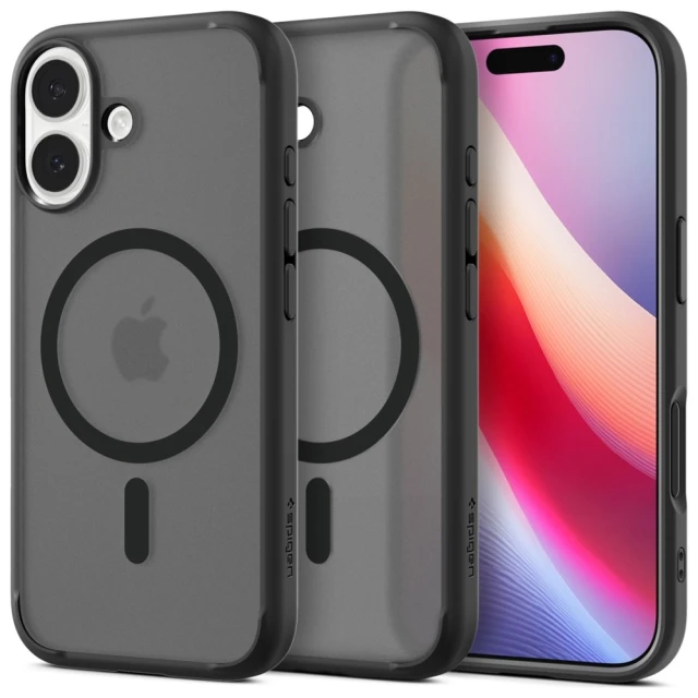 Чохол Spigen Ultra Hybrid для iPhone 17 Frost Black with MagSafe (ACS10383)