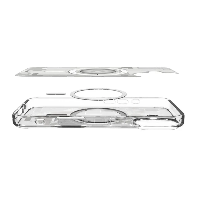 Чохол Spigen Ultra Hybrid для iPhone 17 Zero One White with MagSafe (ACS10385)
