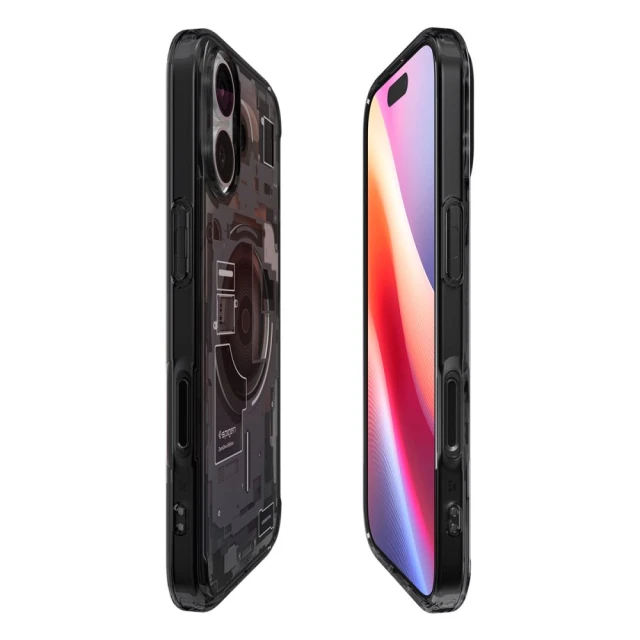 Чохол Spigen Ultra Hybrid для iPhone 17 Zero One Black with MagSafe (ACS10387)