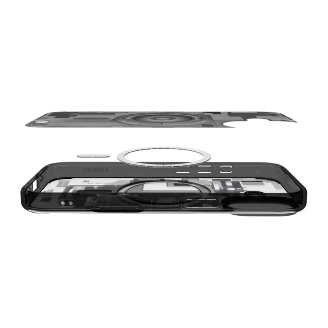 Чохол Spigen Ultra Hybrid для iPhone 17 Zero One Black with MagSafe (ACS10387)