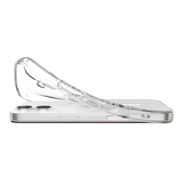 Чехол Spigen Liquid Crystal для iPhone 17 White Transparent with MagSafe (ACS10397)