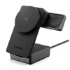 Бездротова зарядка Spigen Essential 3in1 Magnetic 25W Qi2.2 Black with MagSafe (ACH10398)