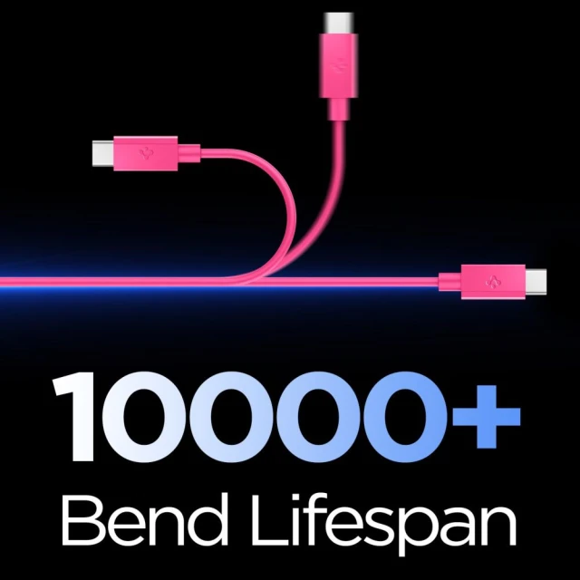Кабель Spigen Essential Type-C 60W 100cm Pink (ACA10414)