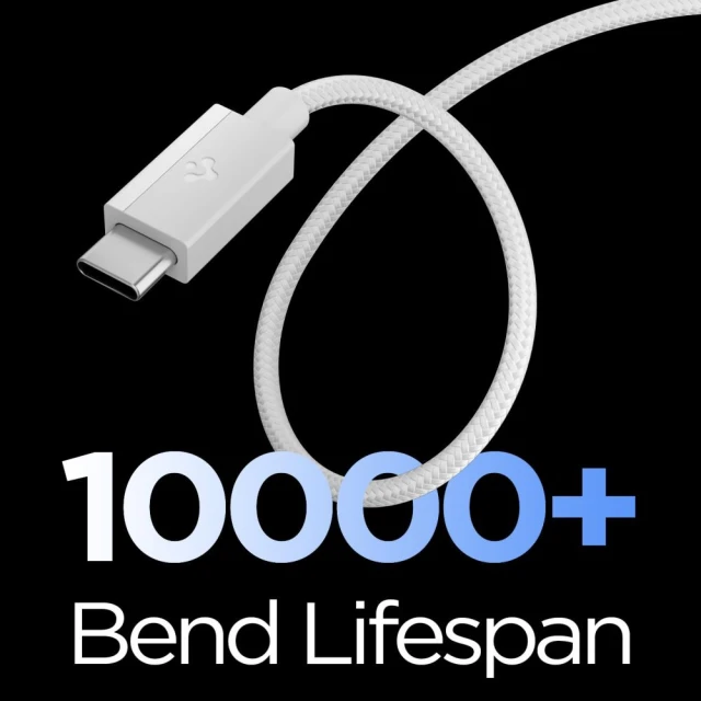 Кабель Spigen Essential Type-C 60W 150cm White (ACA10416)