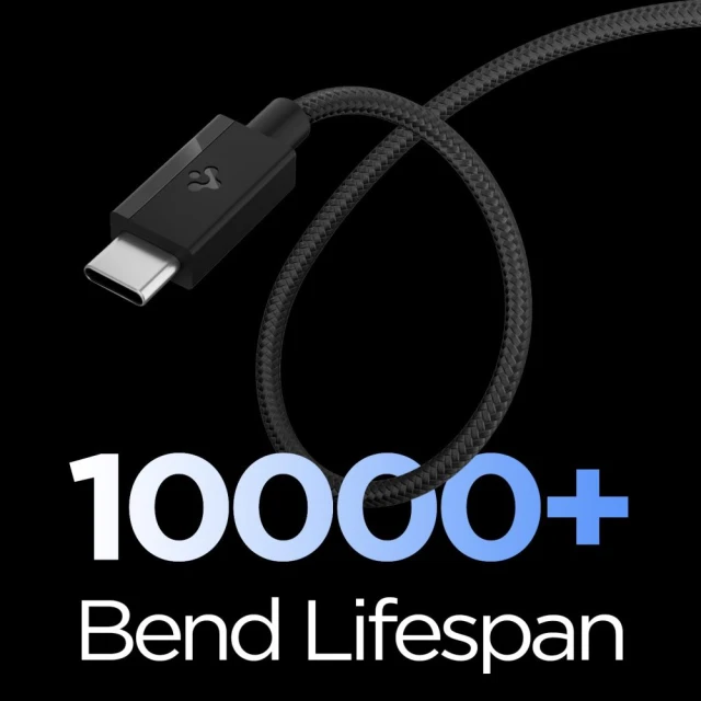 Кабель Spigen Essential Type-C 60W 150cm Black (ACA10417)