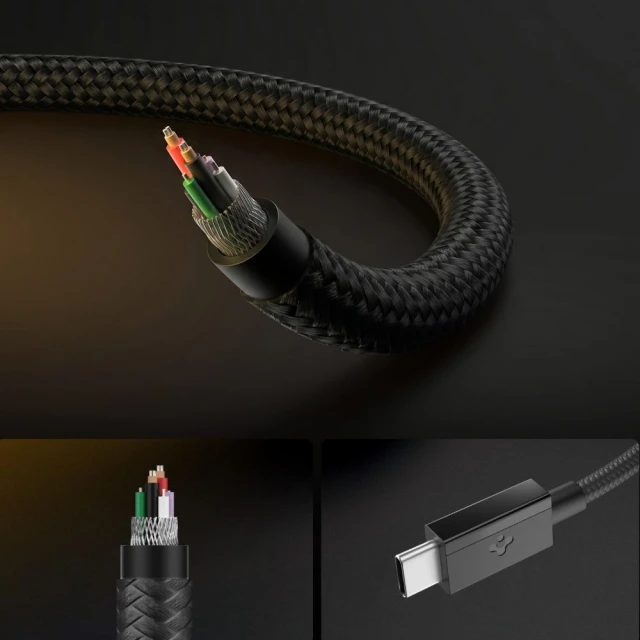 Кабель Spigen Essential Type-C 60W 150cm Black (ACA10417)