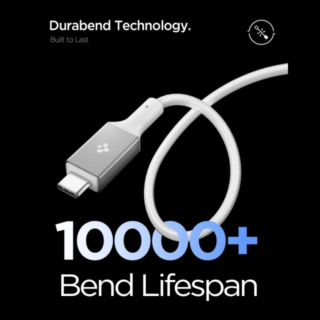 Кабель Spigen Essential Type-C 240W 150cm White (ACA10422)