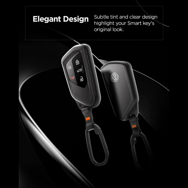 Чохол Spigen VK100 для ключа Volkswagen | Skoda | Seat Black (ACS10426)
