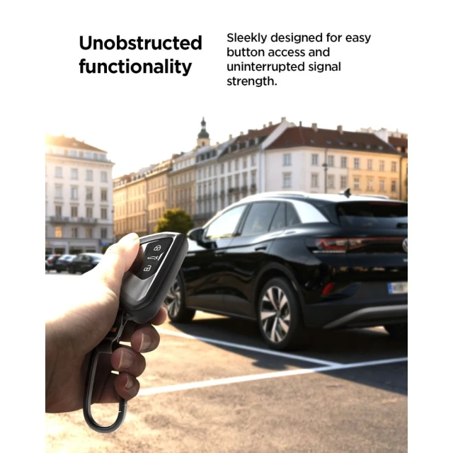 Чохол Spigen VK100 для ключа Volkswagen | Skoda | Seat Black (ACS10426)
