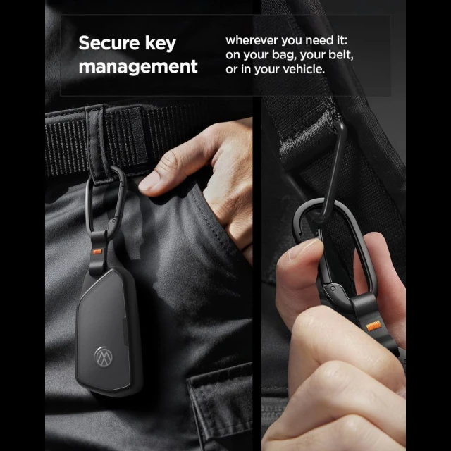 Чохол Spigen VK100 для ключа Volkswagen | Skoda | Seat Black (ACS10426)