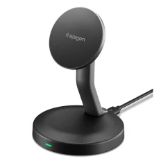 Бездротовий зарядний пристрій Spigen Essential Magnetic 15W Black with MagSafe (ACH10441)