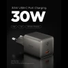 Мережевий зарядний пристрій Spigen EE301EU-GAN Essential 1-Port 30W Gunmetal (ACH10447)