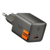 Мережевий зарядний пристрій Spigen EE301EU-GAN Essential 1-Port 30W Gunmetal (ACH10447)