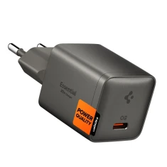 Мережевий зарядний пристрій Spigen EE301EU-GAN Essential 1-Port 30W Gunmetal (ACH10447)