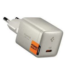 Мережевий зарядний пристрій Spigen EE301EU-GAN Essential 1-Port 30W Natural Titanium (ACH10448)