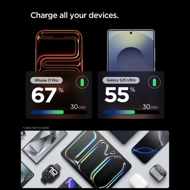 Мережевий зарядний пристрій Spigen EE301EU-GAN Essential 1-Port 30W Pink (ACH10449)