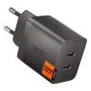 Мережевий зарядний пристрій Spigen EE472EU-GAN Essential 2-Port 47W Gunmetal (ACH10450)