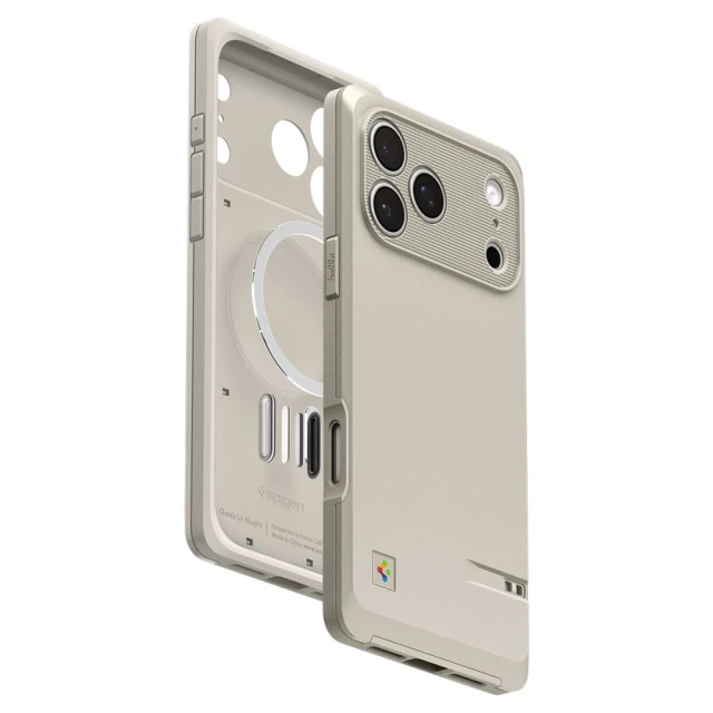 Чохол Spigen Classic LS для iPhone 17 Pro Stone with MagSafe (ACS10479)