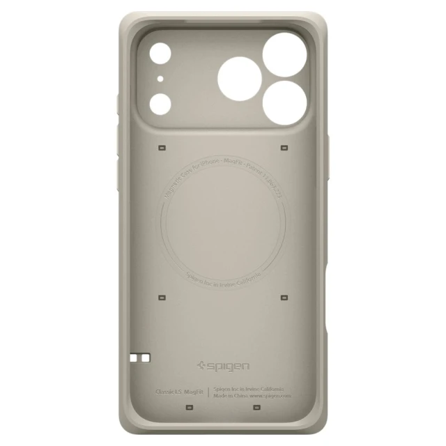 Чохол Spigen Classic LS для iPhone 17 Pro Stone with MagSafe (ACS10479)