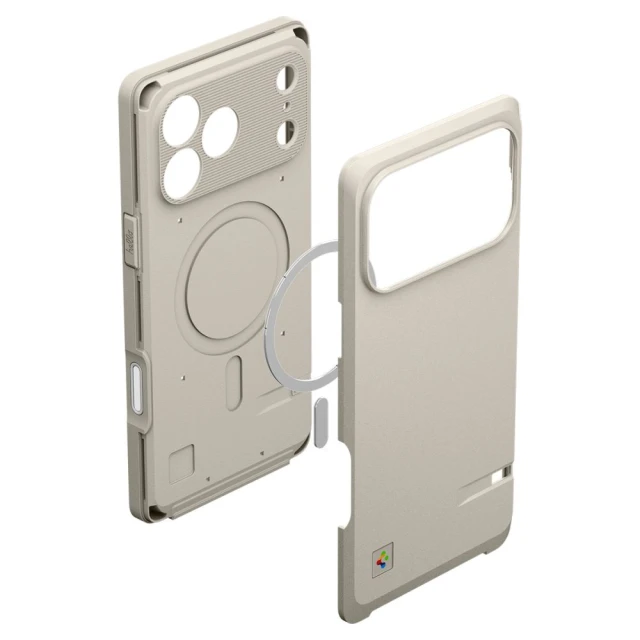 Чохол Spigen Classic LS для iPhone 17 Pro Stone with MagSafe (ACS10479)