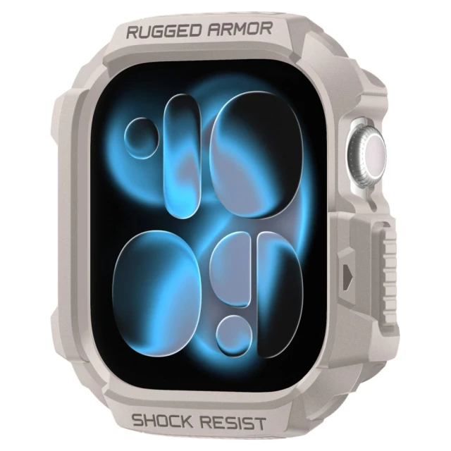 Чохол-ремінець Spigen Rugged Armor V2 для Apple Watch 11 | 10 42 mm Dune Beige (ACS10493)