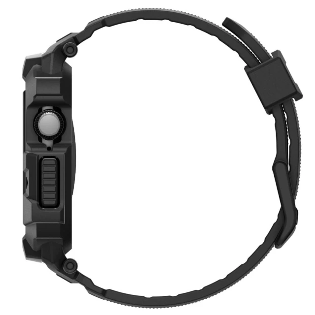 Чохол-ремінець Spigen Rugged Armor Pro V2 для Apple Watch 11 | 10 42 mm Matte Black (ACS10494)