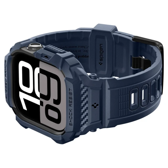 Чохол-ремінець Spigen Rugged Armor Pro V2 для Apple Watch 11 | 10 42 mm Navy Blue (ACS10495)