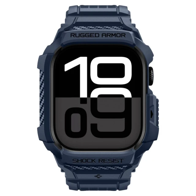 Чохол-ремінець Spigen Rugged Armor Pro V2 для Apple Watch 11 | 10 42 mm Navy Blue (ACS10495)