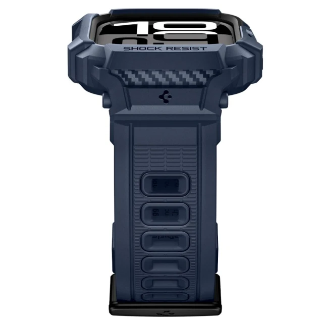 Чохол-ремінець Spigen Rugged Armor Pro V2 для Apple Watch 11 | 10 42 mm Navy Blue (ACS10495)