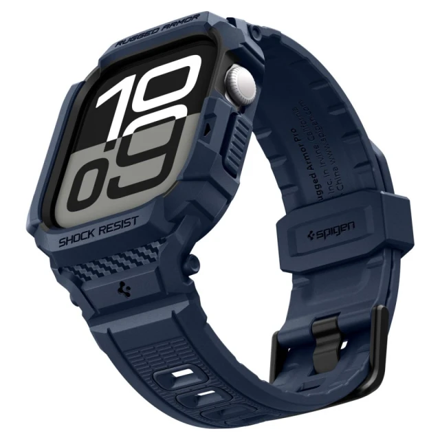 Чохол-ремінець Spigen Rugged Armor Pro V2 для Apple Watch 11 | 10 42 mm Navy Blue (ACS10495)
