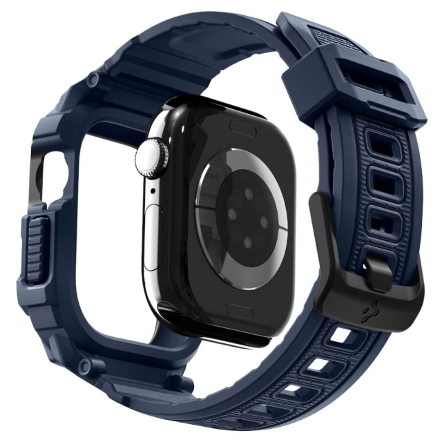 Чохол-ремінець Spigen Rugged Armor Pro V2 для Apple Watch 11 | 10 42 mm Navy Blue (ACS10495)