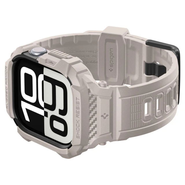 Чохол-ремінець Spigen Rugged Armor Pro V2 для Apple Watch 11 | 10 42 mm Dune Beige (ACS10496)