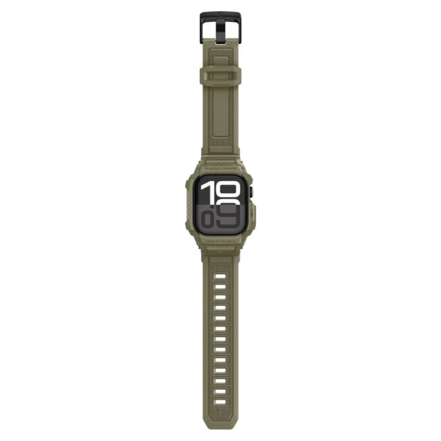 Чехол-ремешок Spigen Rugged Armor Pro V2 для Apple Watch 11 | 10 46 mm Vintage Khaki (ACS10507)