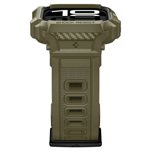 Чехол-ремешок Spigen Rugged Armor Pro V2 для Apple Watch 11 | 10 46 mm Vintage Khaki (ACS10507)