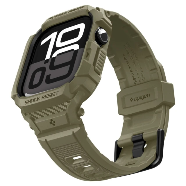 Чехол-ремешок Spigen Rugged Armor Pro V2 для Apple Watch 11 | 10 46 mm Vintage Khaki (ACS10507)