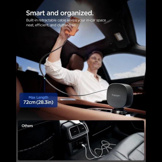 Автомобільний зарядний пристрій Spigen EV603BT Essential Car Charger 60W Black (ACP10515)