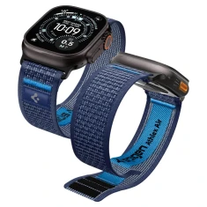 Ремешок Spigen Athlex Air 2 для Apple Watch Ultra 3/2/1 49 mm | Series 11/10 46 mm | Series 9/8/7/6/5/4/SE 45 mm | 44 mm Active Navy Blue (AMP10608)