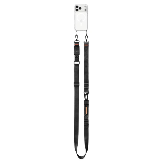 Ремінець Spigen DA30M Universal Lanyard Strap Crossbody Black (AFA10616)