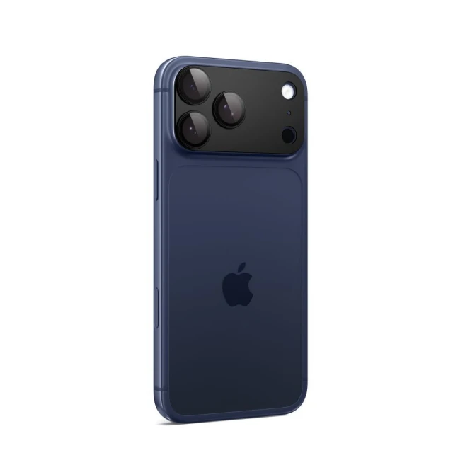 Захисне скло Spigen для камери iPhone 17 Pro Max Optik Pro XL Glas.TR EZ Fit Camera Protector Black (AGL10649)