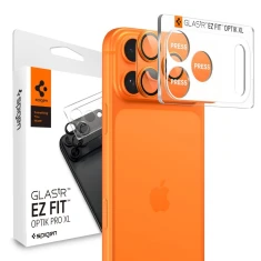 Захисне скло Spigen для камери iPhone 17 Pro Max Optik Pro XL Glas.TR EZ Fit Camera Protector Orange (AGL10650)