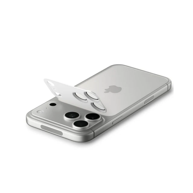 Защитное стекло Spigen для камеры iPhone 17 Pro Max Optik Pro XL Glas.TR EZ Fit Camera Protector Silver (AGL10652)