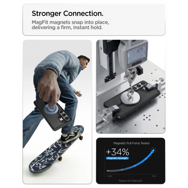 Чохол Spigen Ultra Hybrid Mag для Samsung Galaxy S26 Ultra напівпрозорий with MagSafe (ACS10681)