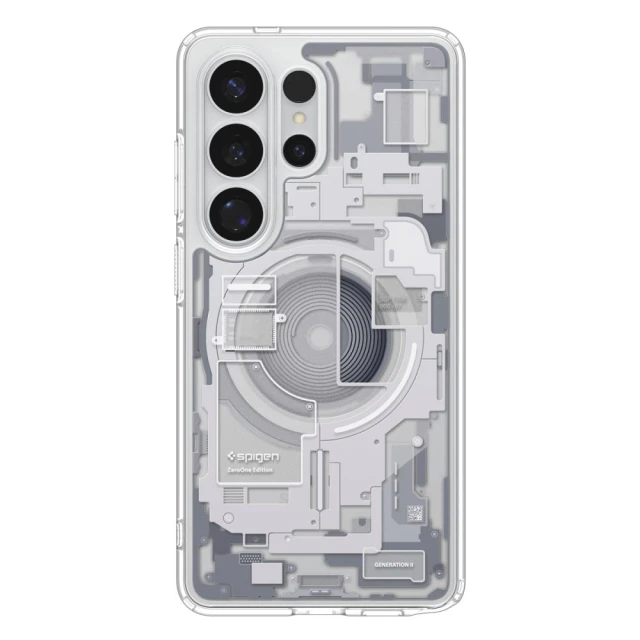Чохол Spigen Ultra Hybrid Mag для Samsung Galaxy S26 Ultra Zero One White with MagSafe (ACS10683)