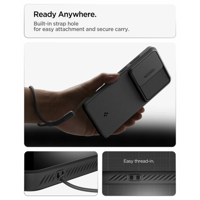 Чохол Spigen Optik Armor для Samsung Galaxy S26 Ultra Black (ACS10687)