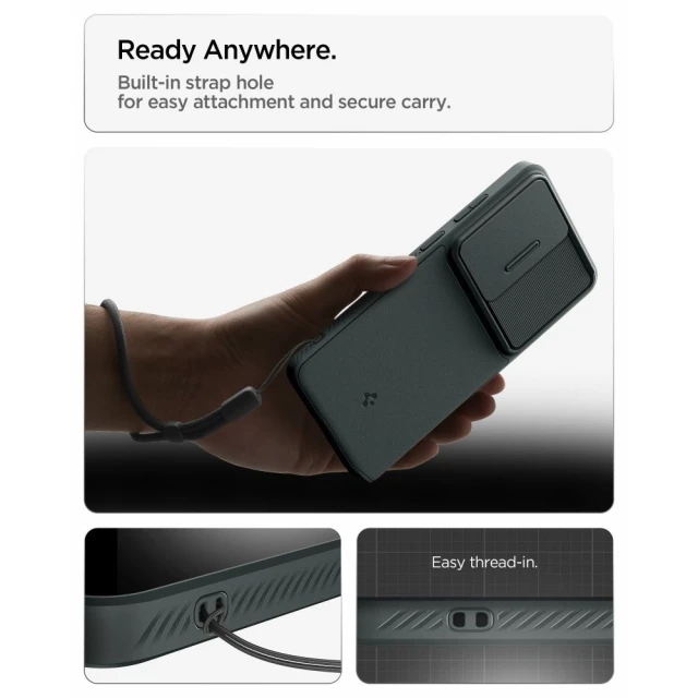 Чохол Spigen Optik Armor для Samsung Galaxy S26 Ultra Abyss Green (ACS10688)